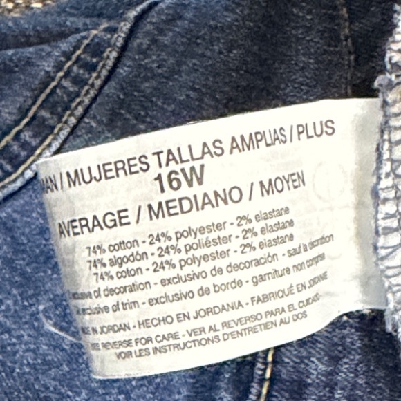 Gloria Vanderbilt Amanda Stovepipe Size 16W - Picture 15 of 16